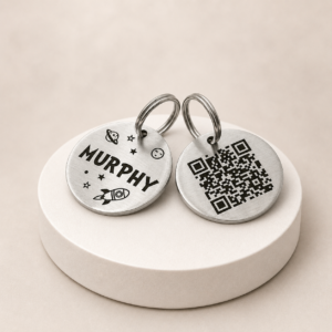 Pingente Redondo Qr Code - Avulso