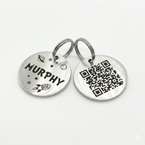 Pingente Redondo Qr Code - Avulso